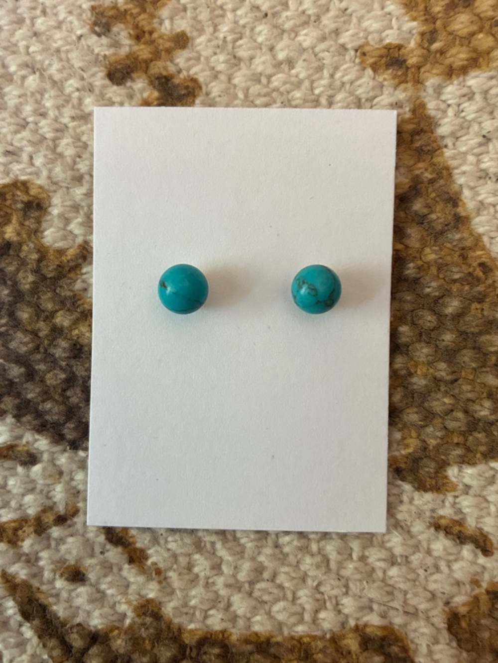 Studex Turquoise Ball Stud Earrings for Women